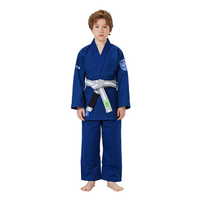 Buon prezzo Kimono BJJ in cotone 100% da 350 GSM a trama perla per bambini, personalizzabile, uniforme da judo per ragazzi in linea