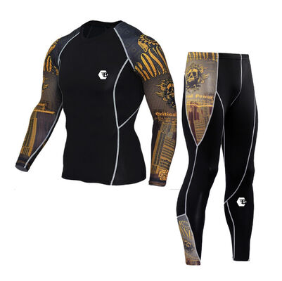Giá tốt. 220gm áo khoác nén bền BJJ Rash Guard cho võ thuật trực tuyến