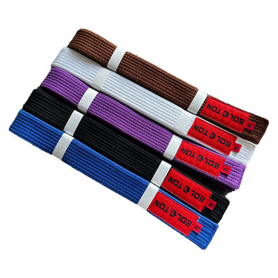 Buen precio Cinturón ligero y duradero de 100% de algodón para entrenamiento de BJJ y artes marciales en línea