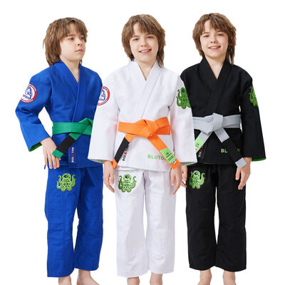 Bon prix Gi de Jiu Jitsu durable 100% coton 350GSM tissage perle, vêtements de compétition MMA personnalisés pour enfants en ligne