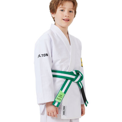 Harga yang bagus Gi BJJ Katun Tahan Lama Berat Kain 350gsm Anti Susut untuk Anak Laki-laki dan Anak-anak on line