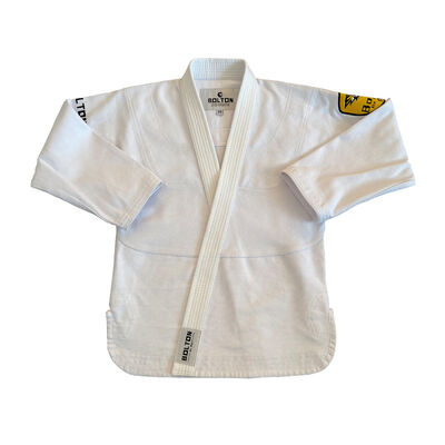 Harga yang bagus 450GSM Fabric Weight Kids Brazilian Jiu Jitsu Gi dengan 100% bahan katun dan layanan OEM khusus on line