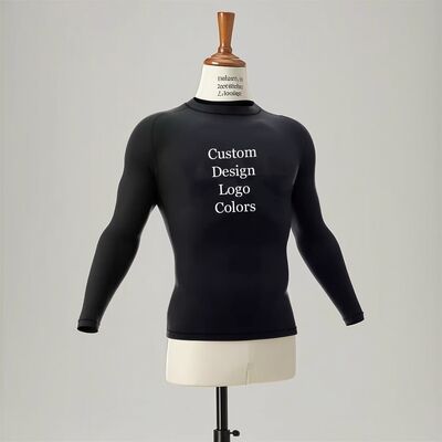 Bon prix 220 gsm Judo en pleine sublimation BJJ Rash Guards Manches longues Pour les arts martiaux en ligne