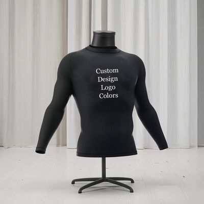 Good price Unisex Lightweight Breathable Long Sleeve Rash Vest Fully Sublimation Print For Martial Arts Wear online