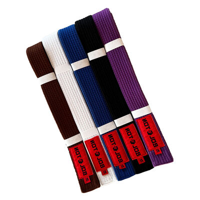 Buon prezzo Stampa digitale personalizzata cintura di Jiu Jitsu 100% di cotone resistente per allenamento e judo in linea