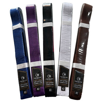 ভালো দাম প্রাপ্তবয়স্ক এবং শিশুদের জন্য ইউনিসেক্স ১০০% কটন টেকসই ব্রাজিলিয়ান জিউ জitsu বেল্ট অনলাইন