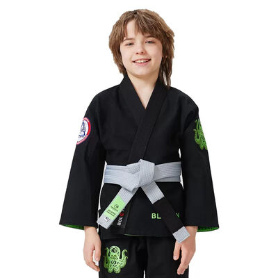 Bom preço Custom Made 380g Perla Tecido BJJ Gi Kids Gi Pre encolhido algodão Competição Preparado Treinamento on-line