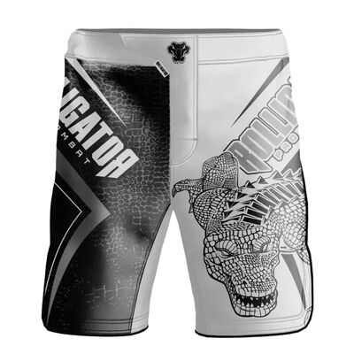 قیمت خوب شورت هاي دستگير شده MMA با 4 راه کشش سريع خشك و ضد گير براي آموزش BJJ آنلاین