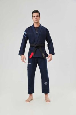 ভালো দাম স্যুট প্রিমিয়াম BJJ Gi 450gsm পার্ল ওয়েভ IBJJF অনুমোদিত আরামদায়ক পুরুষদের প্রশিক্ষণ অনলাইন