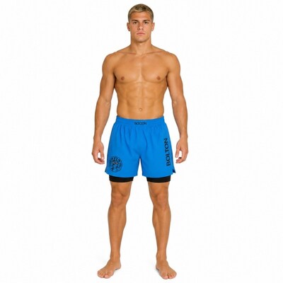 Bon prix Short de grappin léger double couche unisexe, tenue de sport d'entraînement Muay Thai BJJ en ligne
